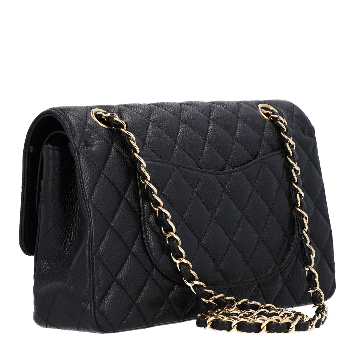 Chanel Caviar Quilted Medium Double Flap Black 2 of 9