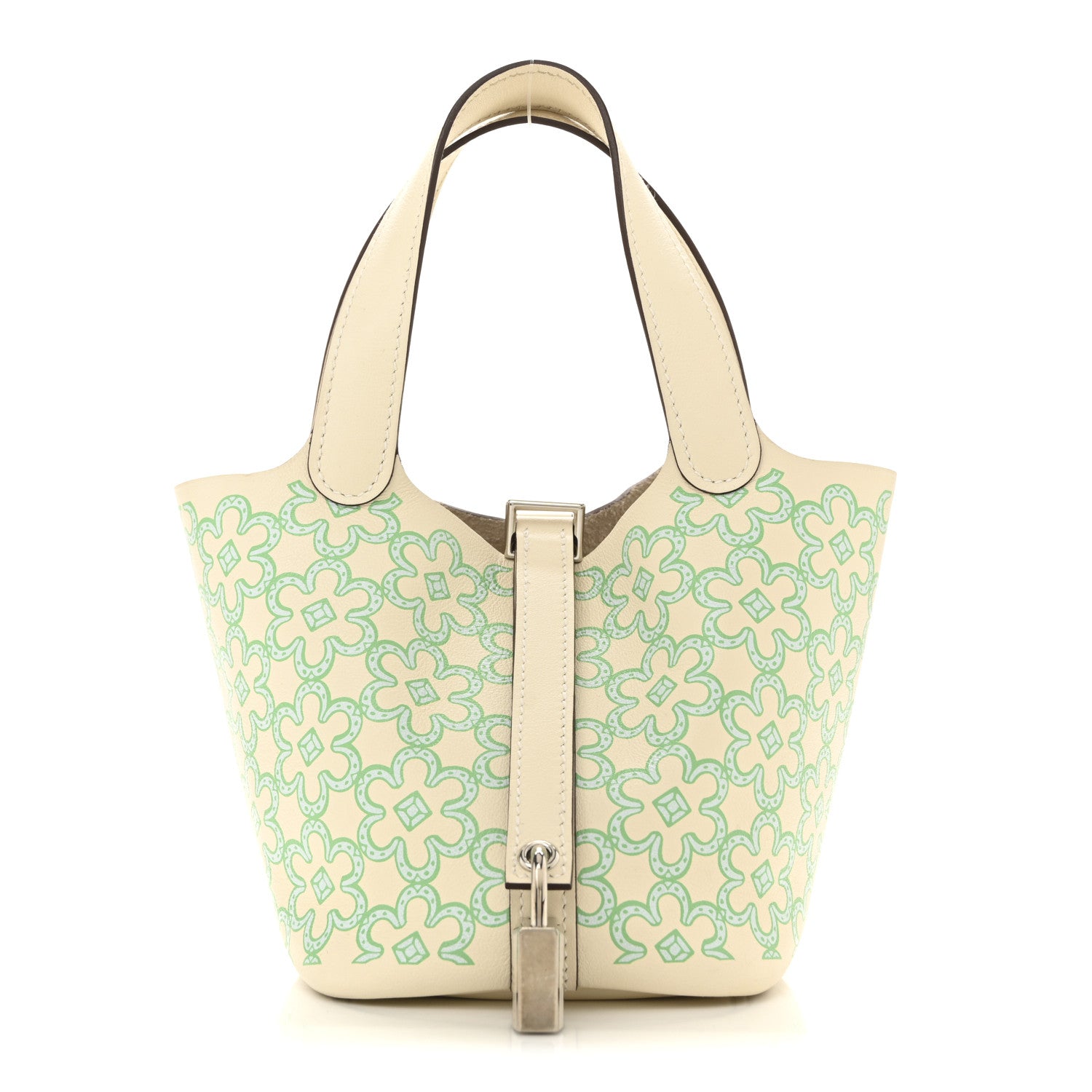 Hermes Swift Micro Lucky Daisy Picotin Lock Nata Vert 1 of 10