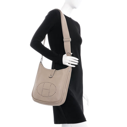 Hermes Taurillon Clemence Evelyne III PM Gris Tourterelle 2 of 7