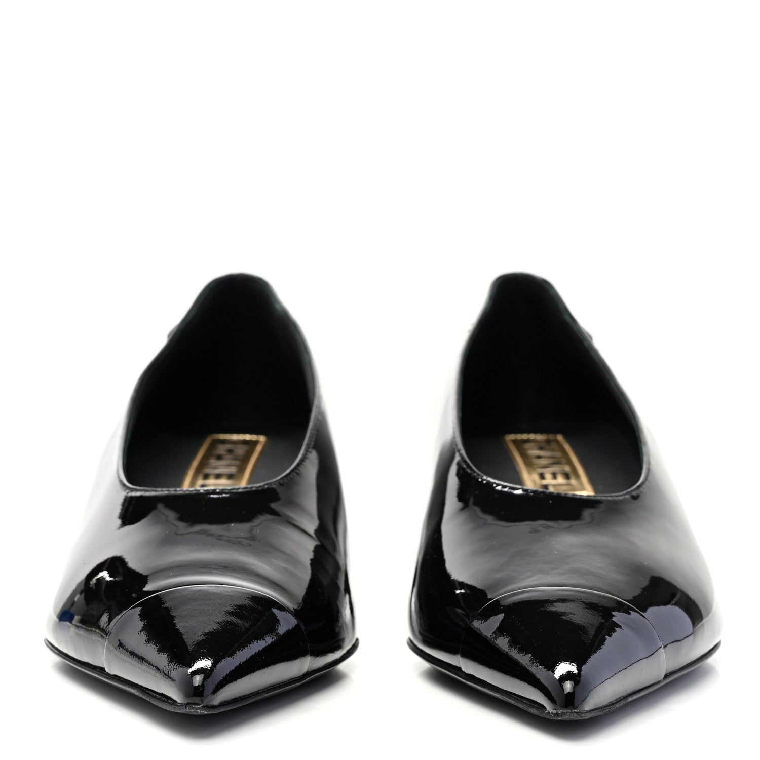Chanel Patent Pumps 38 Black 2 of 9