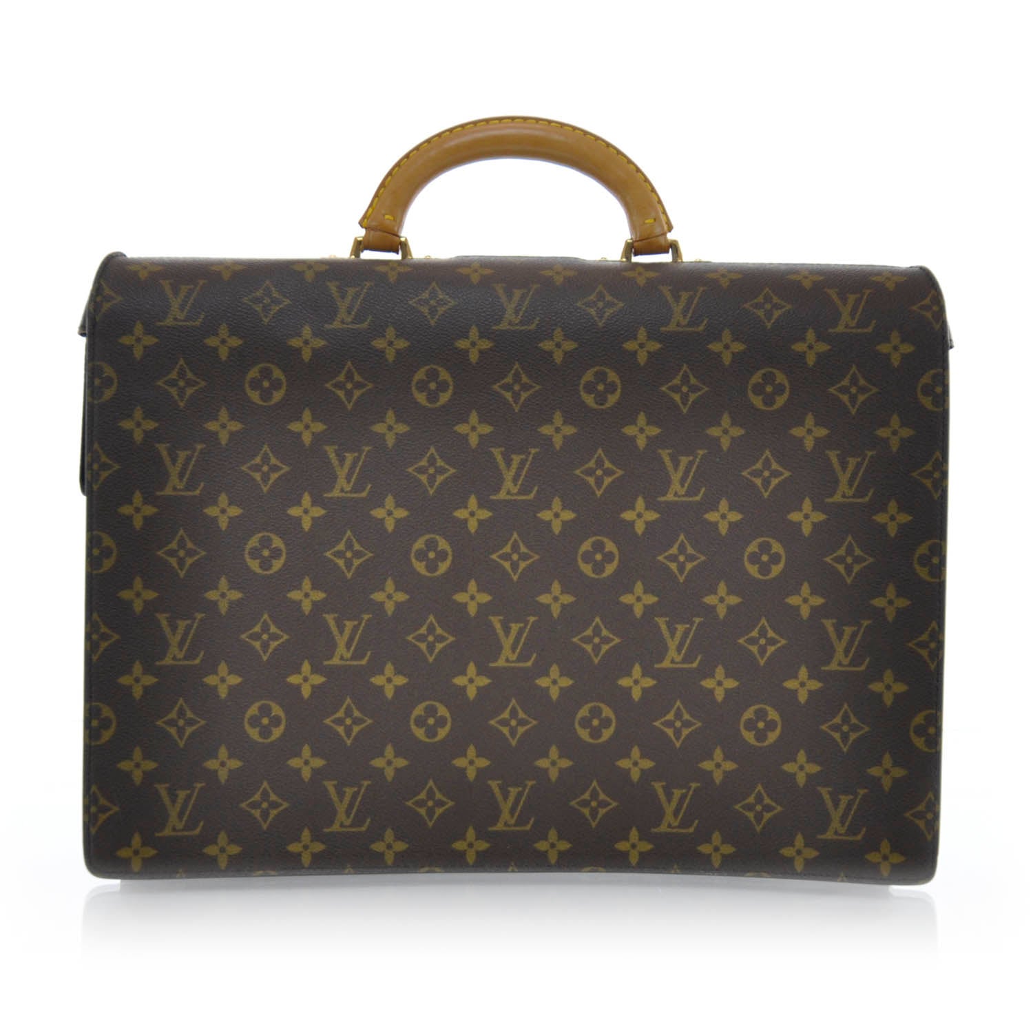 Louis Vuitton Monogram Serviette Fermoir Briefcase 3 of 9