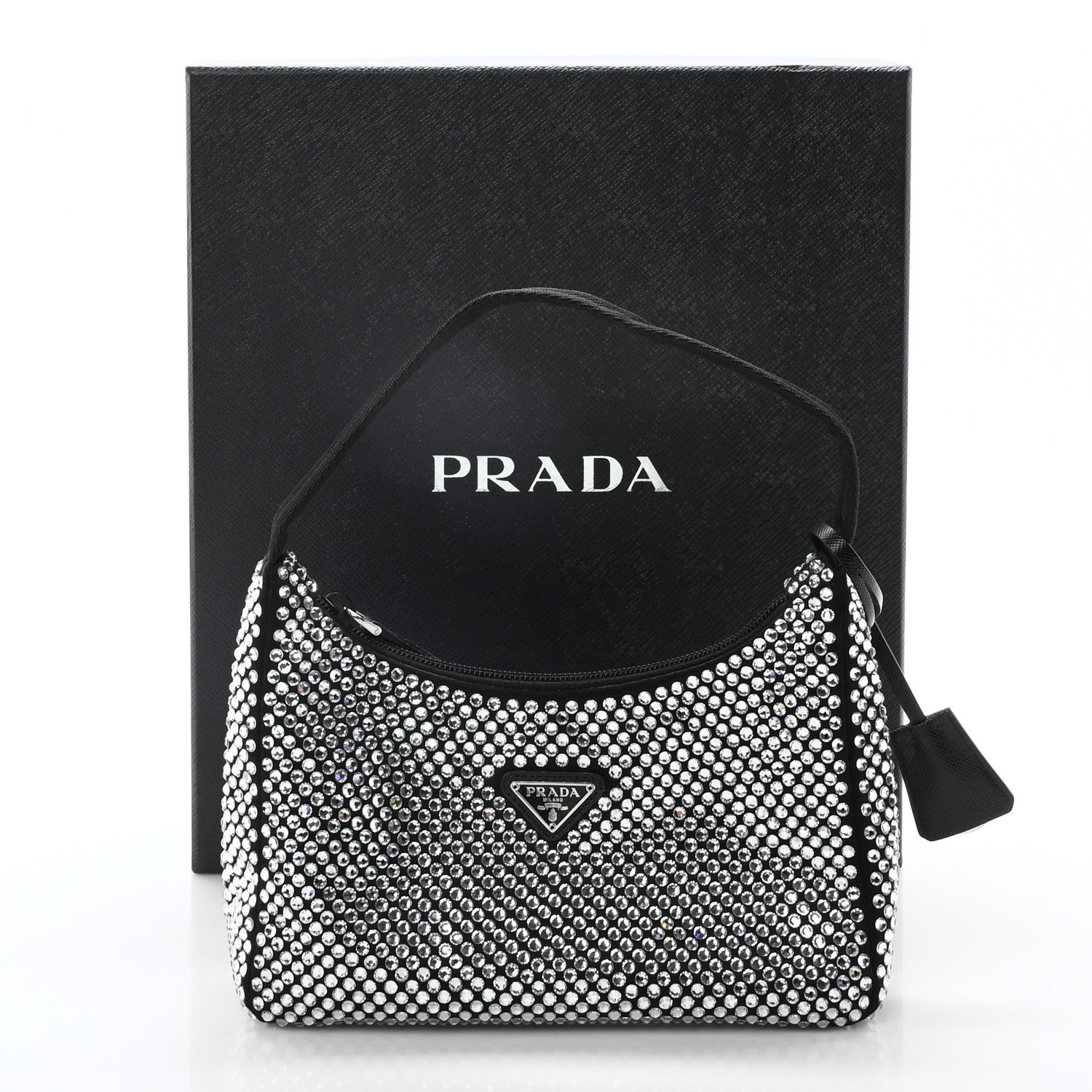 Prada Satin Crystal Mini Re-Edition 2000 Bag Cristal 11 of 11