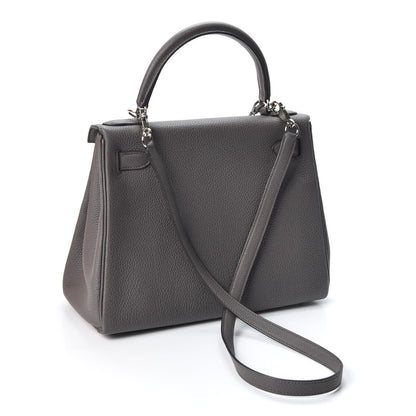 Hermes Togo Kelly Retourne 28 Etain 2 of 9