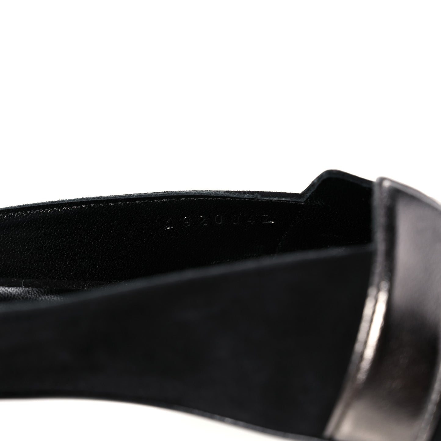 Suede Goatskin Metallic Nappa Roxane Mules 37.5 Black Canon De Fusil Argent