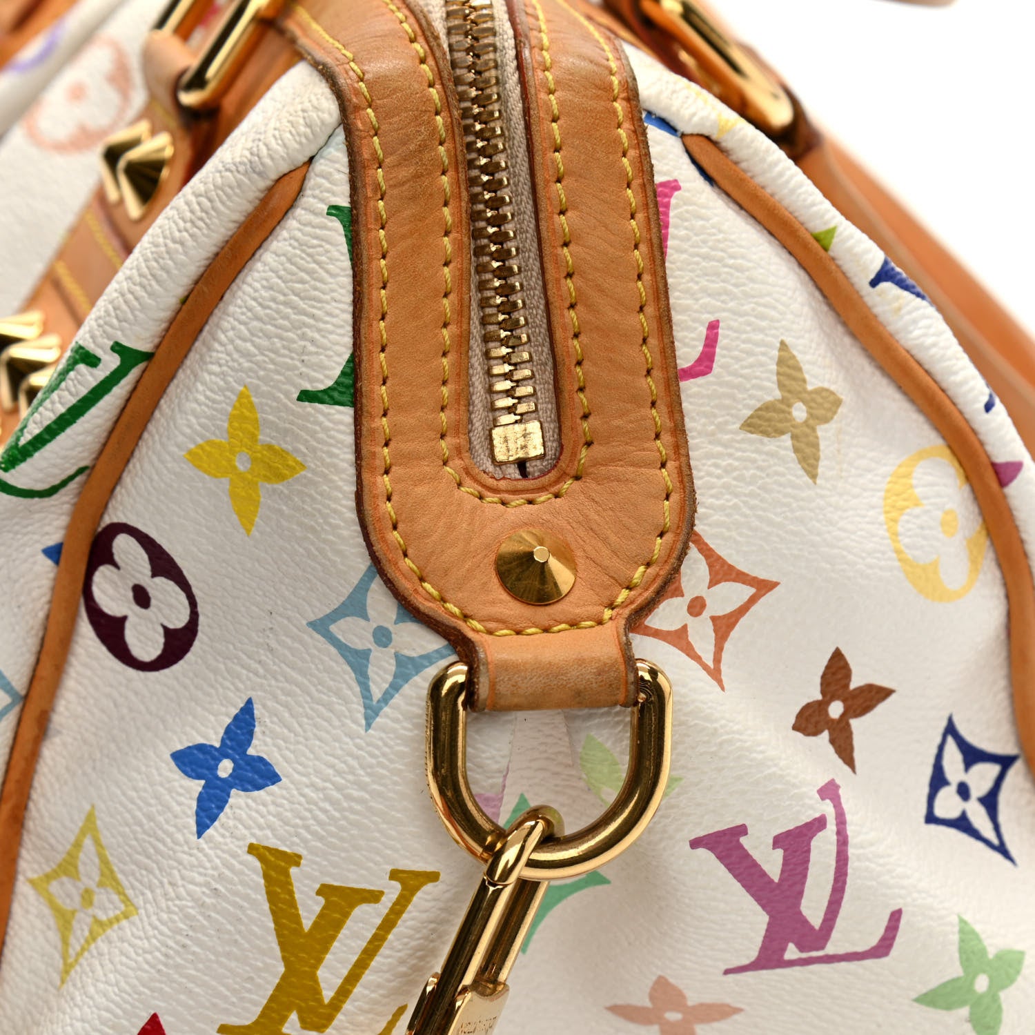 Louis Vuitton Monogram Multicolor Courtney GM White 15 of 15