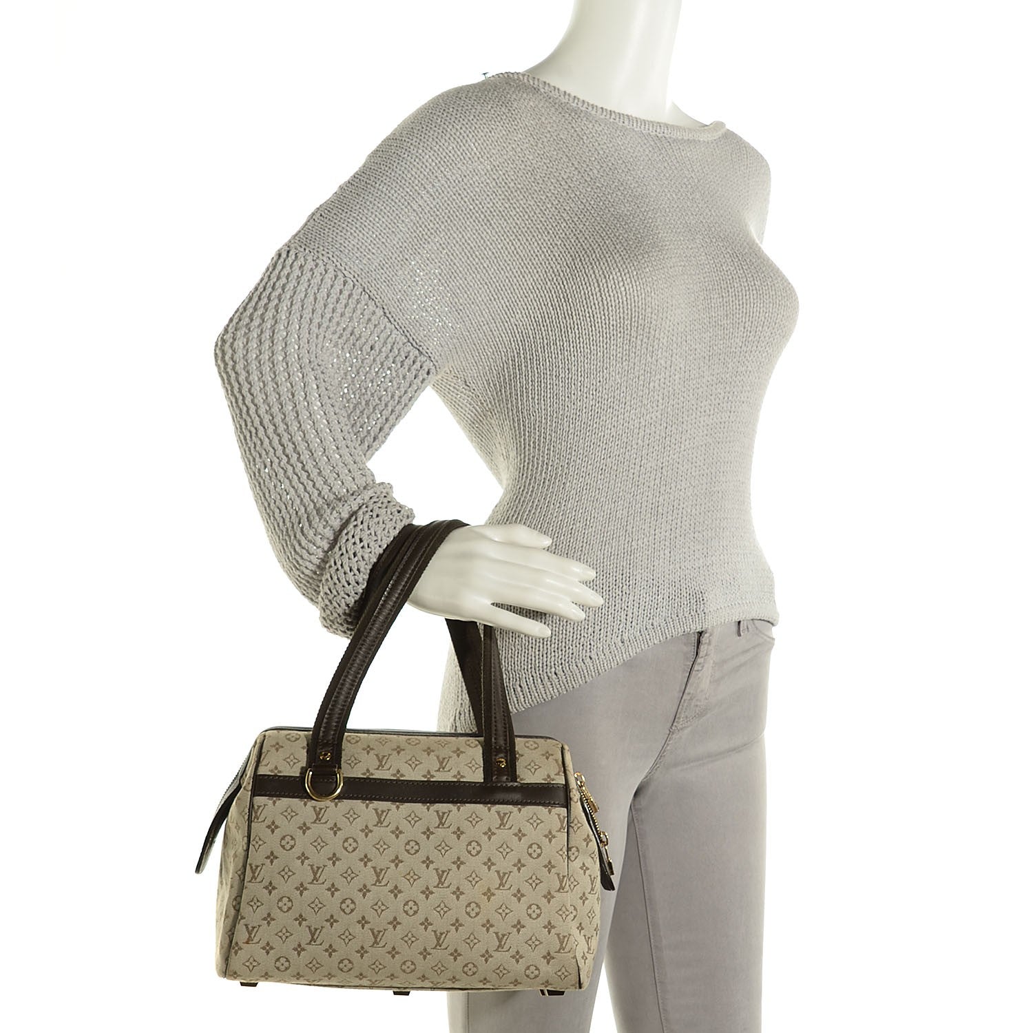 Louis Vuitton Mini Monogram Josephine PM Kaki 2 of 7
