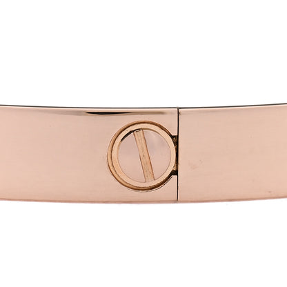 Cartier 18K Rose Gold Love Bracelet 16 5 of 9