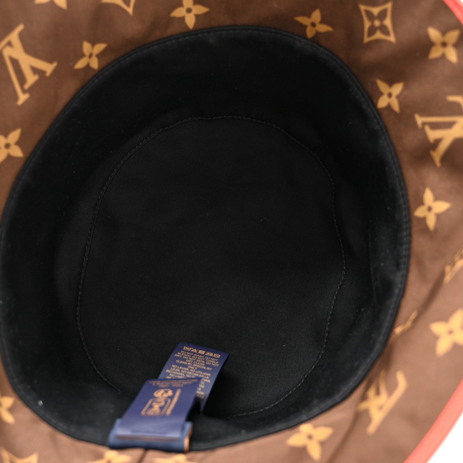 Louis Vuitton Cotton LV Safari Bucket Hat S Black Red 7 of 9
