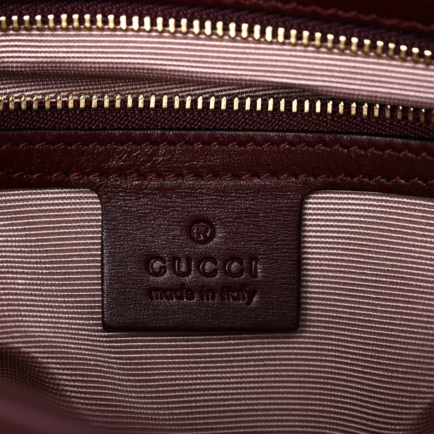 Gucci Suede Medium Arli Flap Shoulder Bag Vintage Bordeaux 6 of 12
