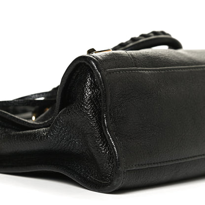 Balenciaga Chevre Gold Metallic Edge Hardware S City Black 9 of 12