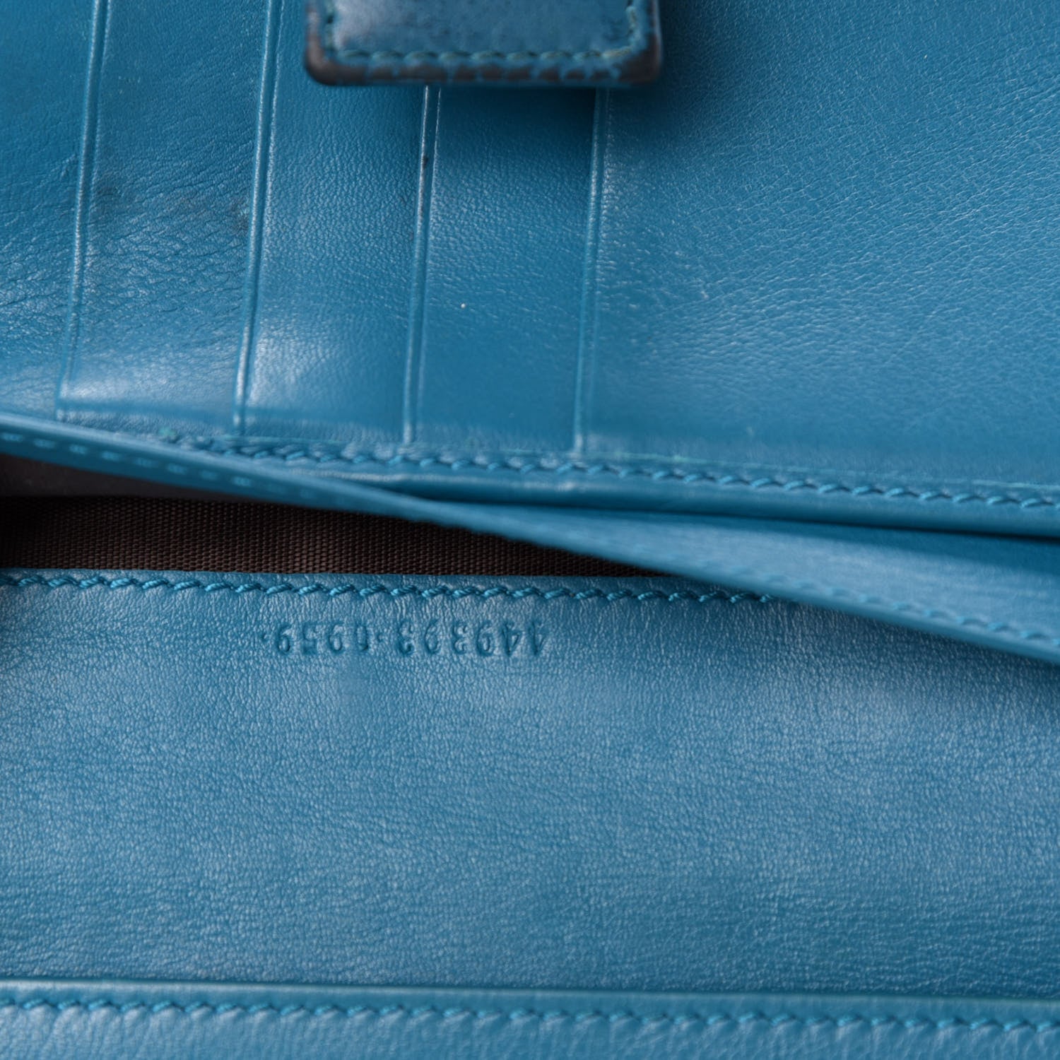 Gucci Microguccissima Continental Flap Wallet Deep Cobalt 7 of 8