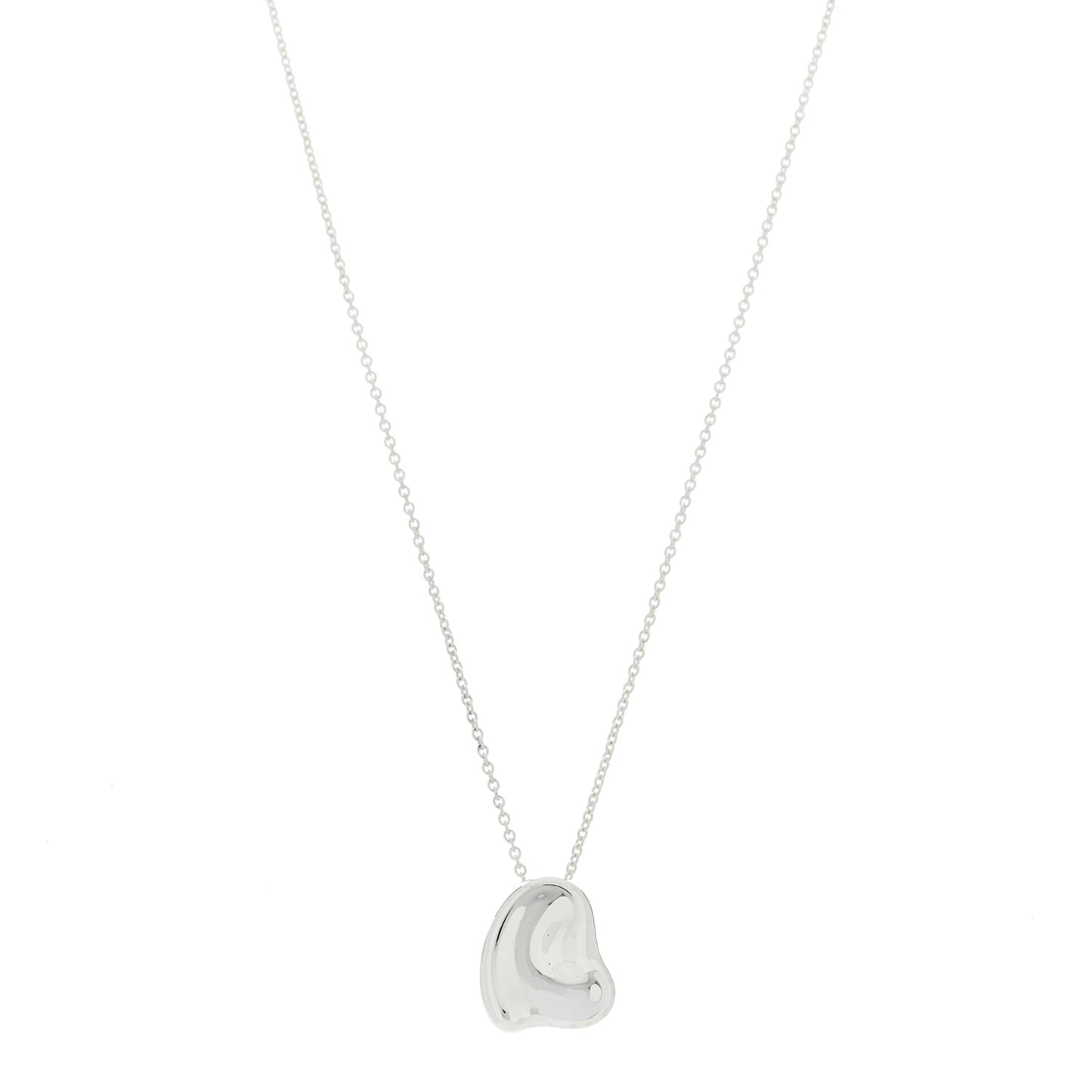 Sterling Silver Elsa Peretti Full Heart Pendant Necklace