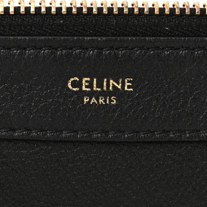 Celine Supple Calfskin Medium Strap Leandre Shoulder Bag Black 6 of 9