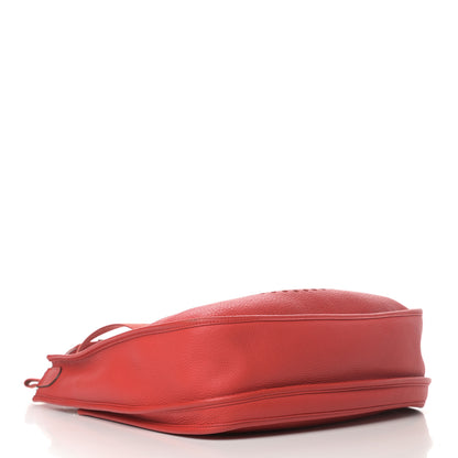 Hermes Taurillon Clemence Evelyne III GM Rouge Tomate 4 of 13