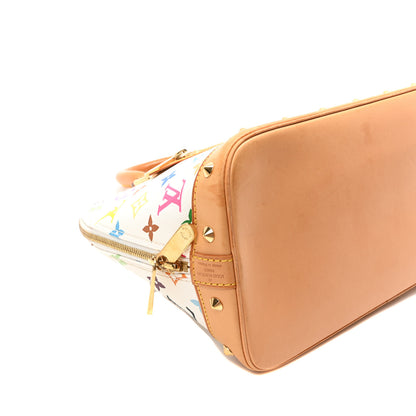 Louis Vuitton Monogram Multicolor Alma White 8 of 9