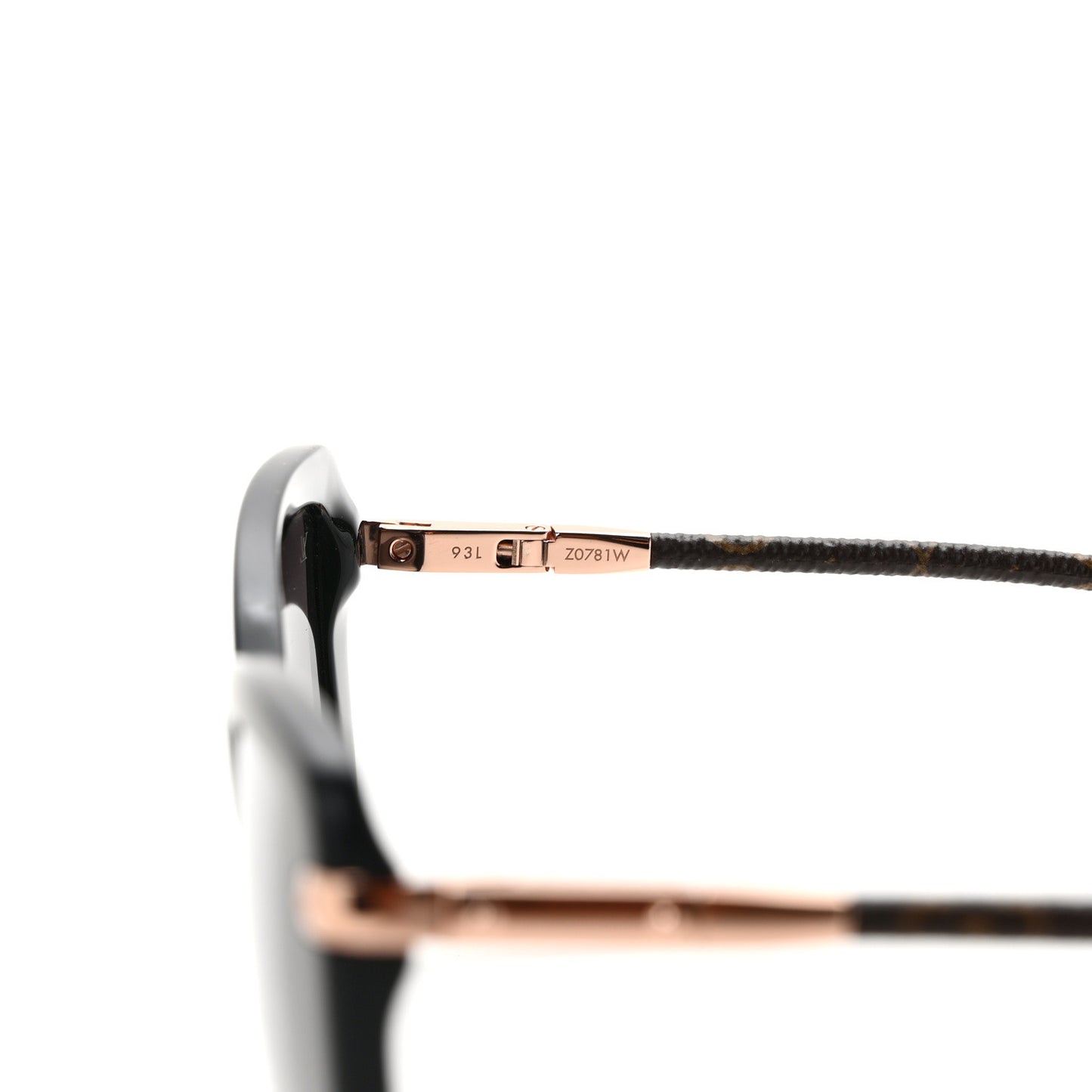 Monogram Acetate Charlotte Sunglasses Z0781W Black