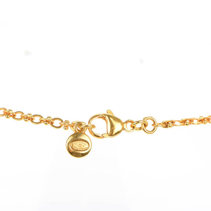 Chanel Pearl Crystal CC Necklace Gold 4 of 5