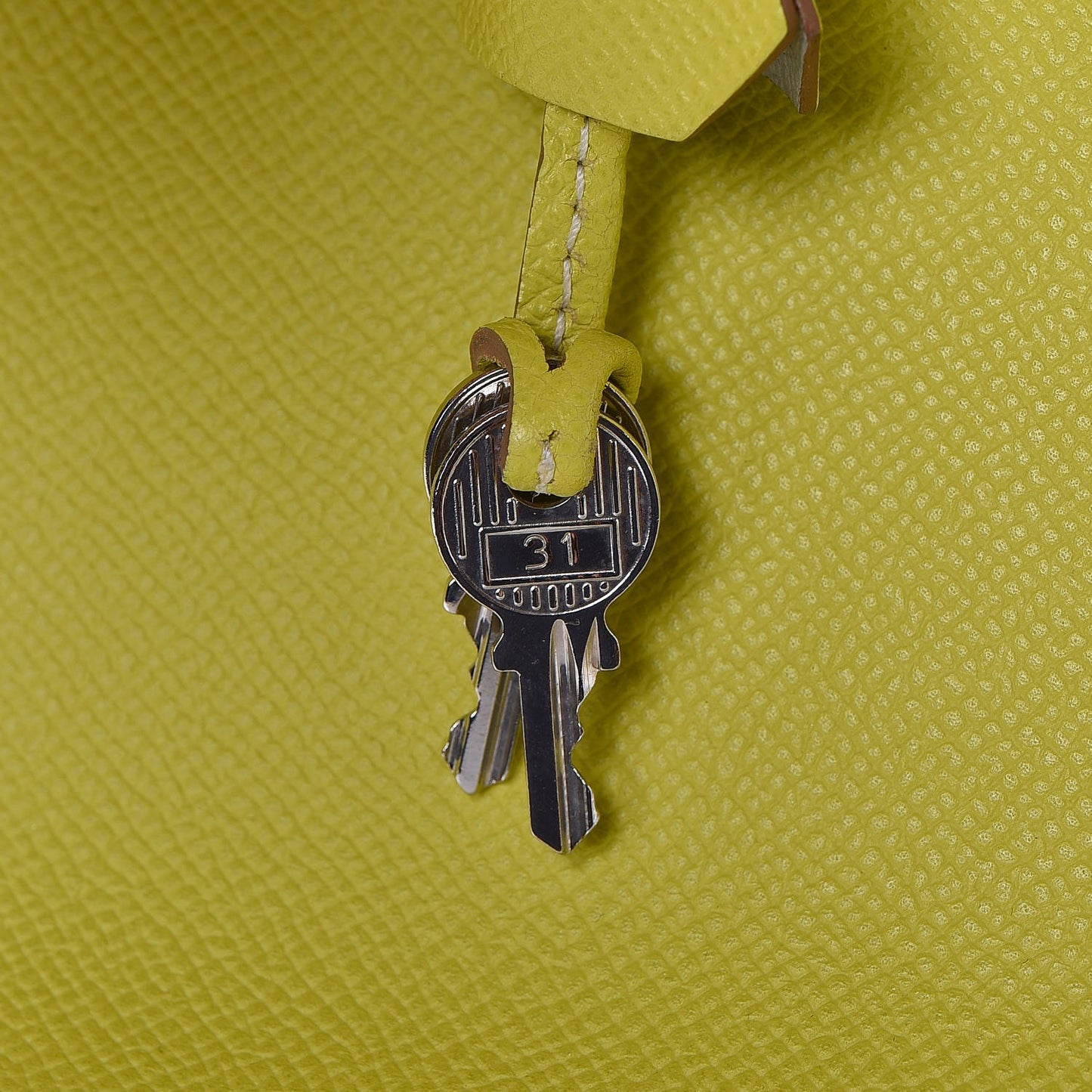 Epsom Candy Birkin 35 Lime Gris Perle