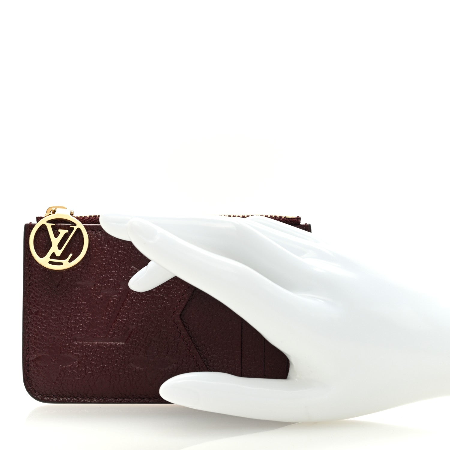 Louis Vuitton Empreinte Monogram Zipped Romy Card Holder Flamme 2 of 6