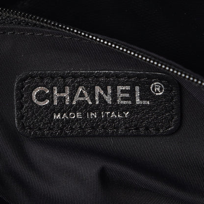 Chanel Coated Canvas Large Paris Biarritz Tote Black 8 of 15