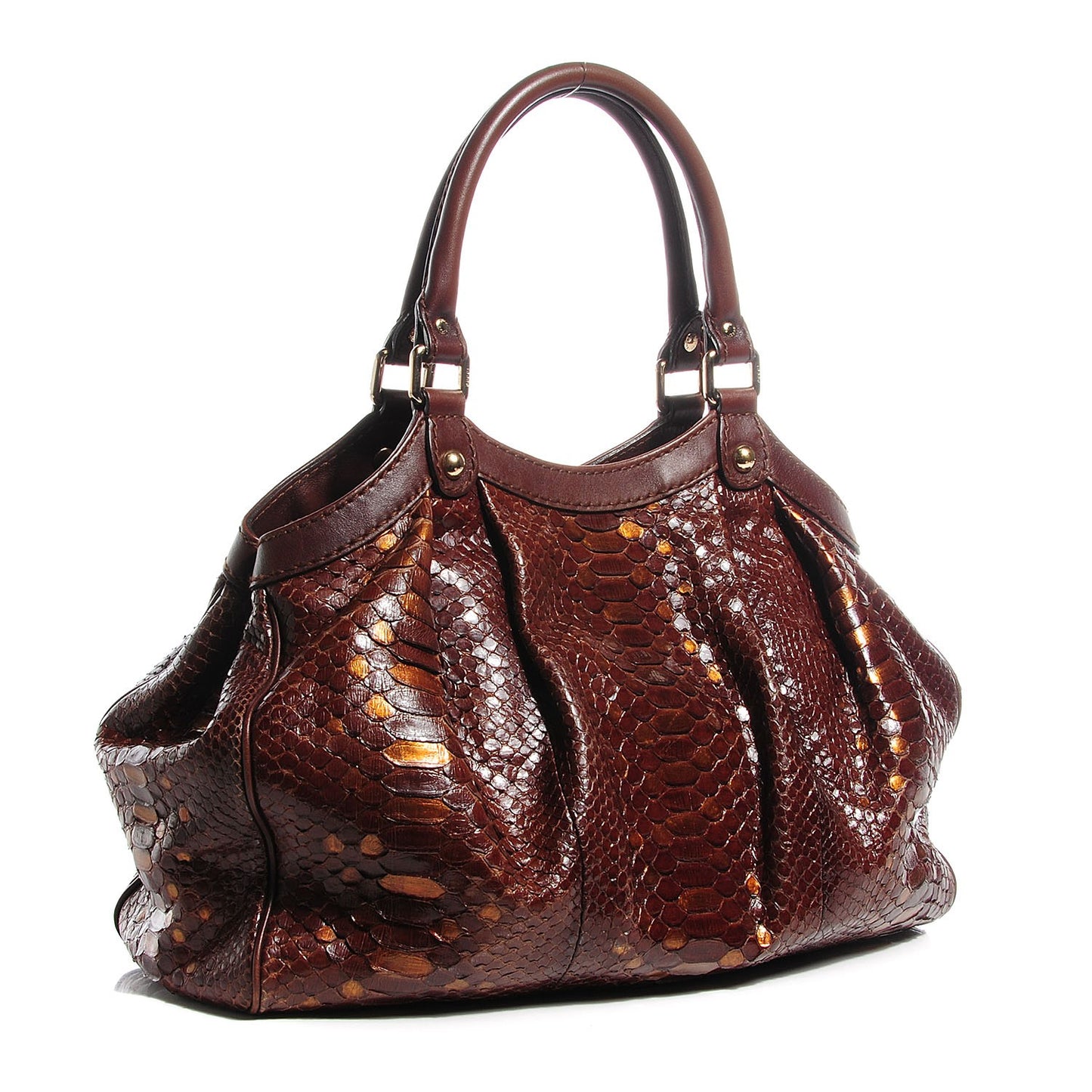 Python Medium Sukey Tote Brown