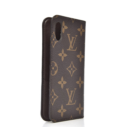 Louis Vuitton Monogram iPhone X Folio Case 3 of 8