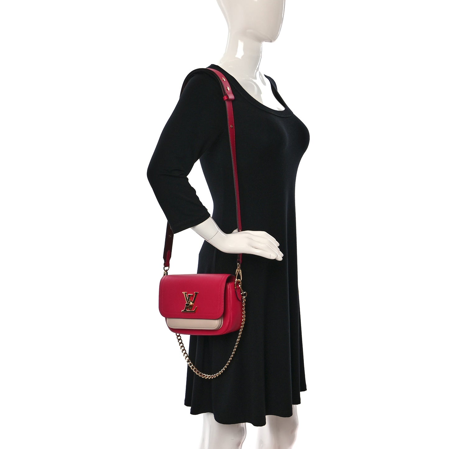 Grained Calfskin Lockme Tender Pondicherry