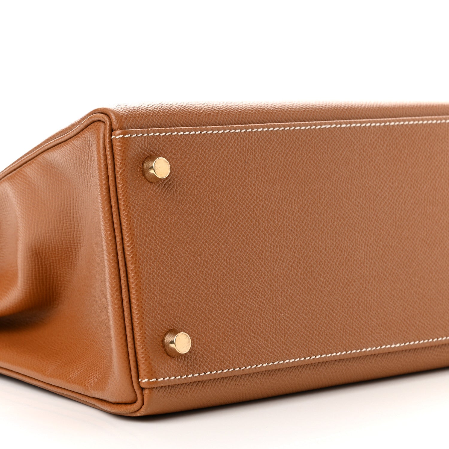 Hermes Courchevel Kelly Retourne 32 Gold 9 of 11