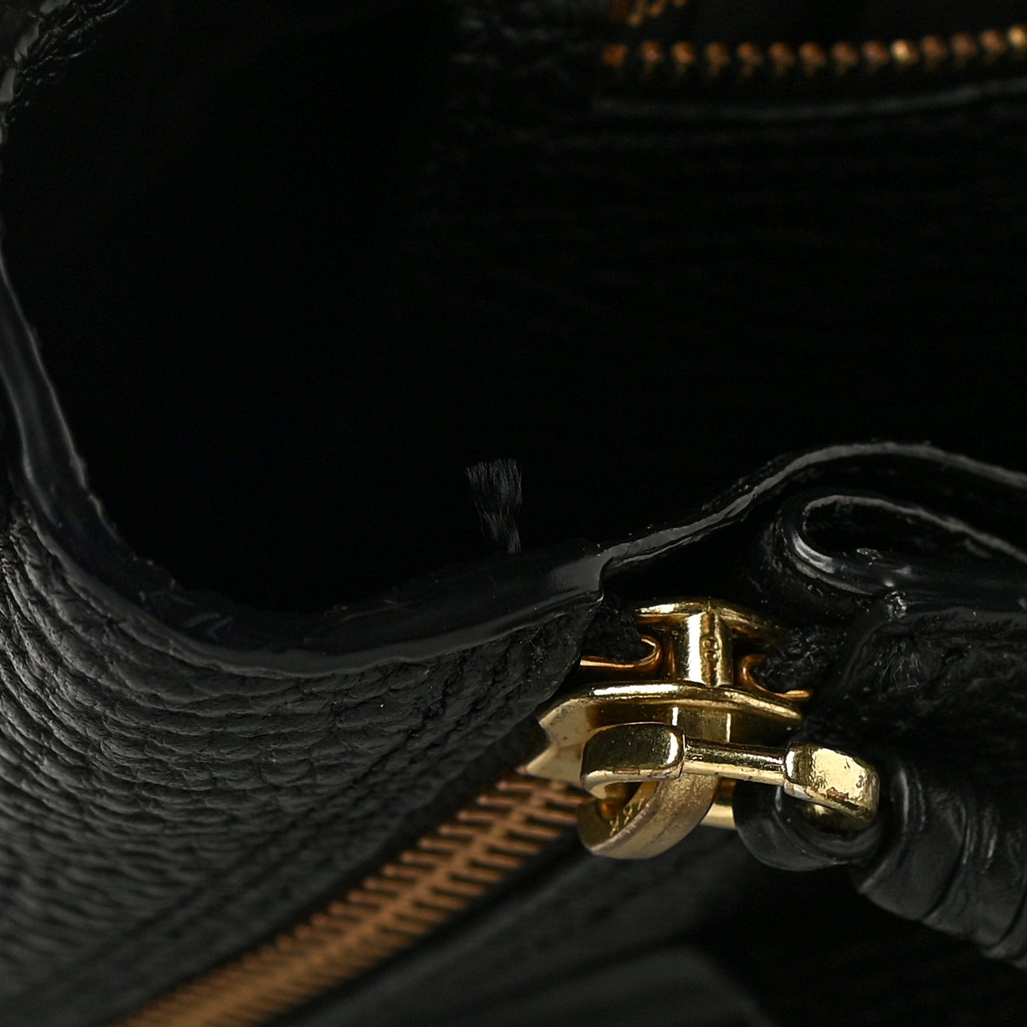 Textured Calfskin Mini Pashli Satchel Black