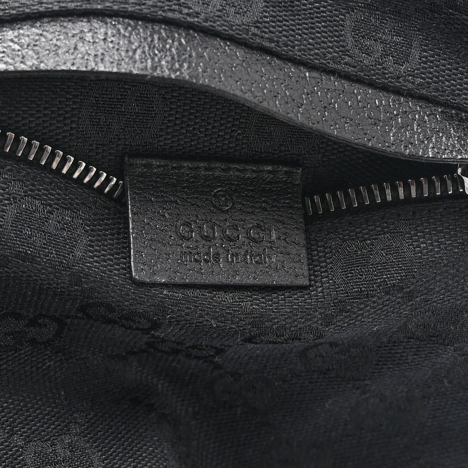 Gucci GG Monogram Double Pocket Belt Bag Black 6 of 10