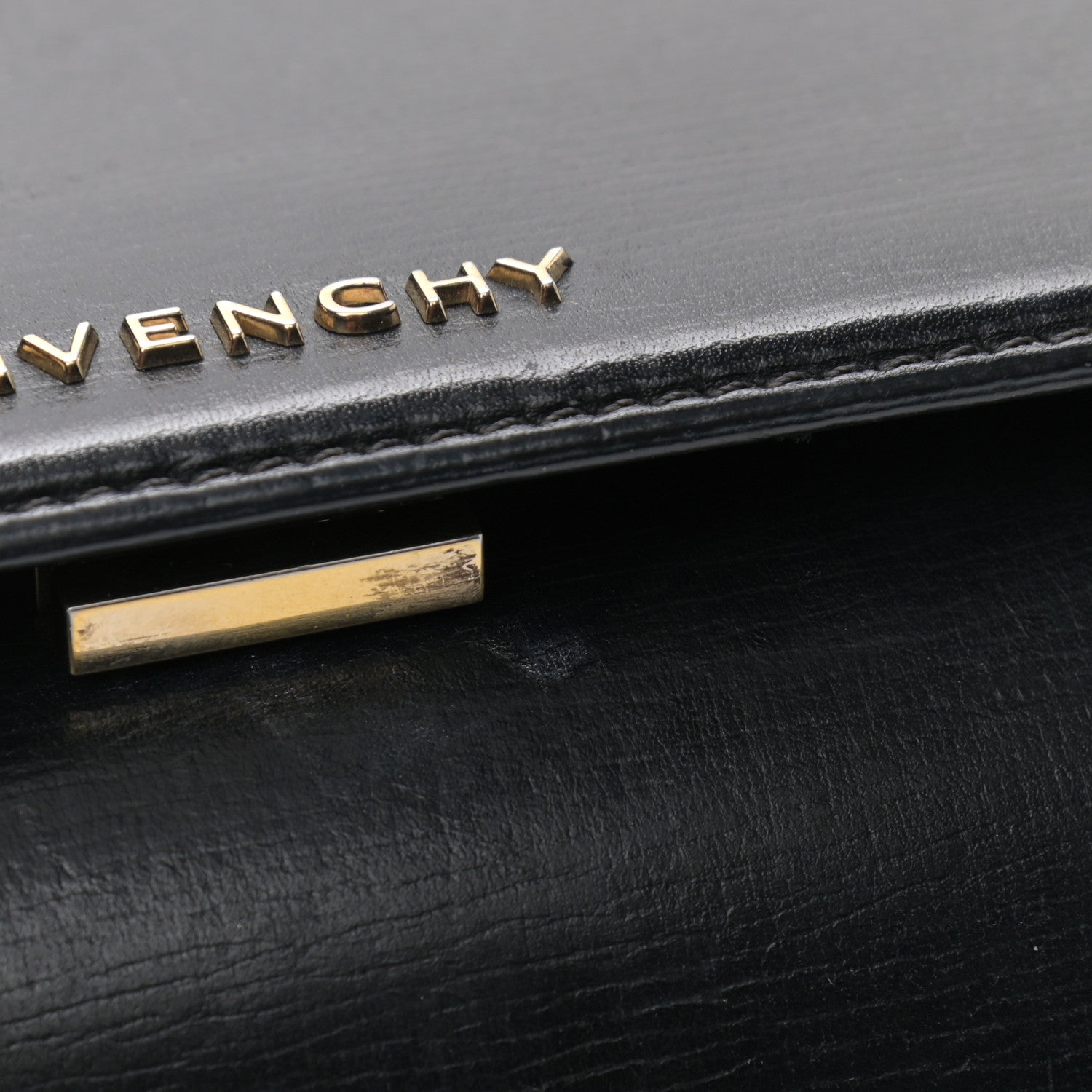 Givenchy Textured Calfskin Mini Pandora Box Chain Crossbody Bag Black 10 of 11