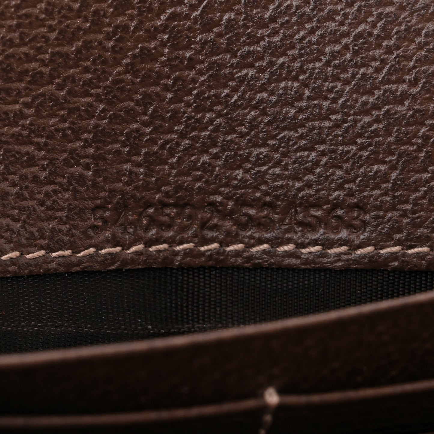 GG Supreme Monogram Web Ophidia Wallet On Chain Brown