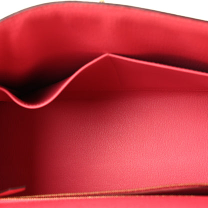 Hermes Epsom Horseshoe Kelly Sellier 28  Rose Azalee Jaune D'or 5 of 10