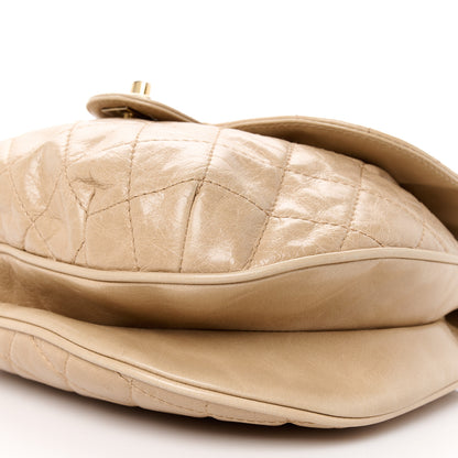 Chanel Glazed Calfskin Quilted Medium Bubble CC Flap Beige 11 of 11