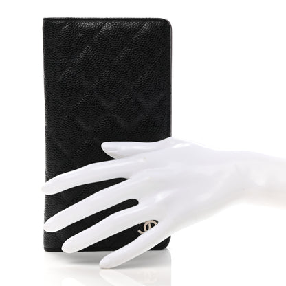 Chanel Caviar Quilted Medium Agenda Cover Black 2 of 9