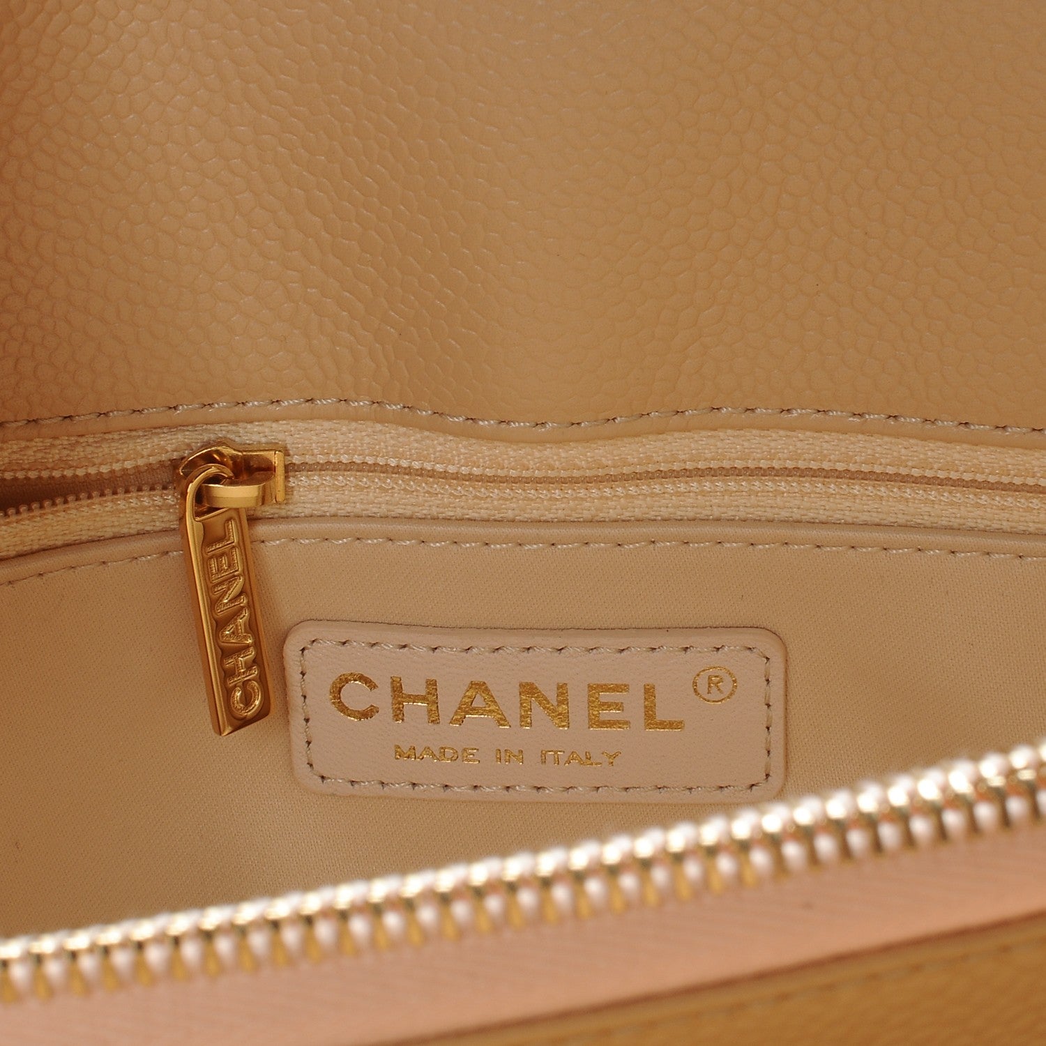 Chanel Caviar Quilted Grand Shopping Tote GST Beige Clair 6 of 8