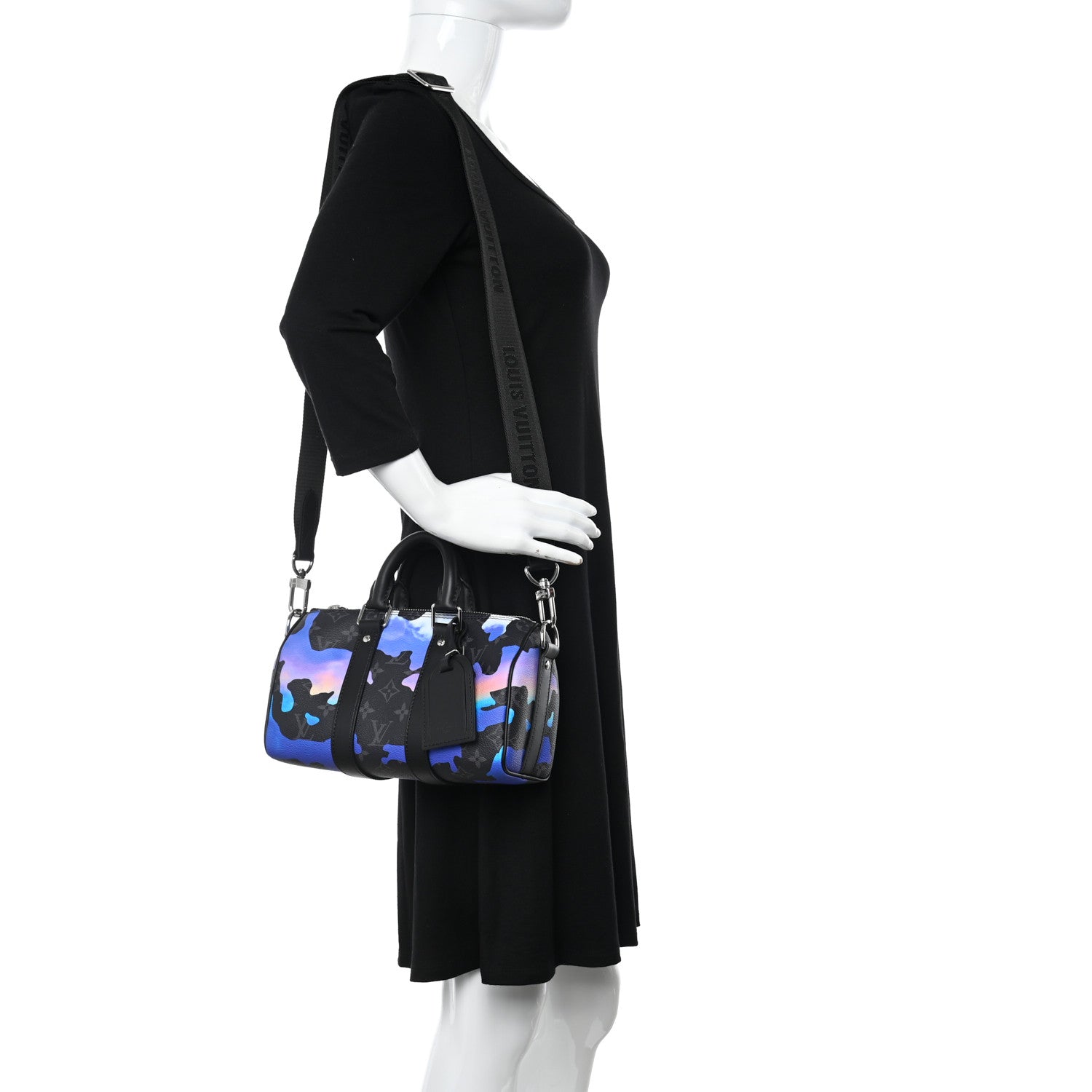 Louis Vuitton Sunset Monogram Eclipse Keepall Bandouliere 25 2 of 10