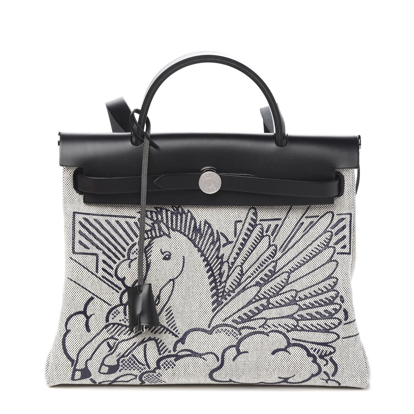 Vache Hunter Toile Pegase Pop Herbag Zip Retourne 31 PM Bleu Indigo