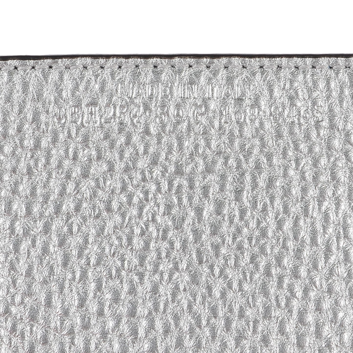 Cuoio Romano Lux Selleria Carla Shopping Tote Argento