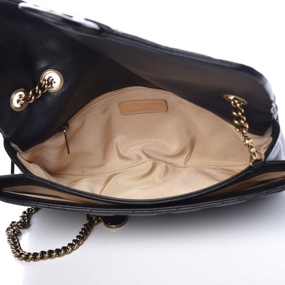 Chanel Calfskin Quilted Medium CC Crown Flap Black 5 of 9