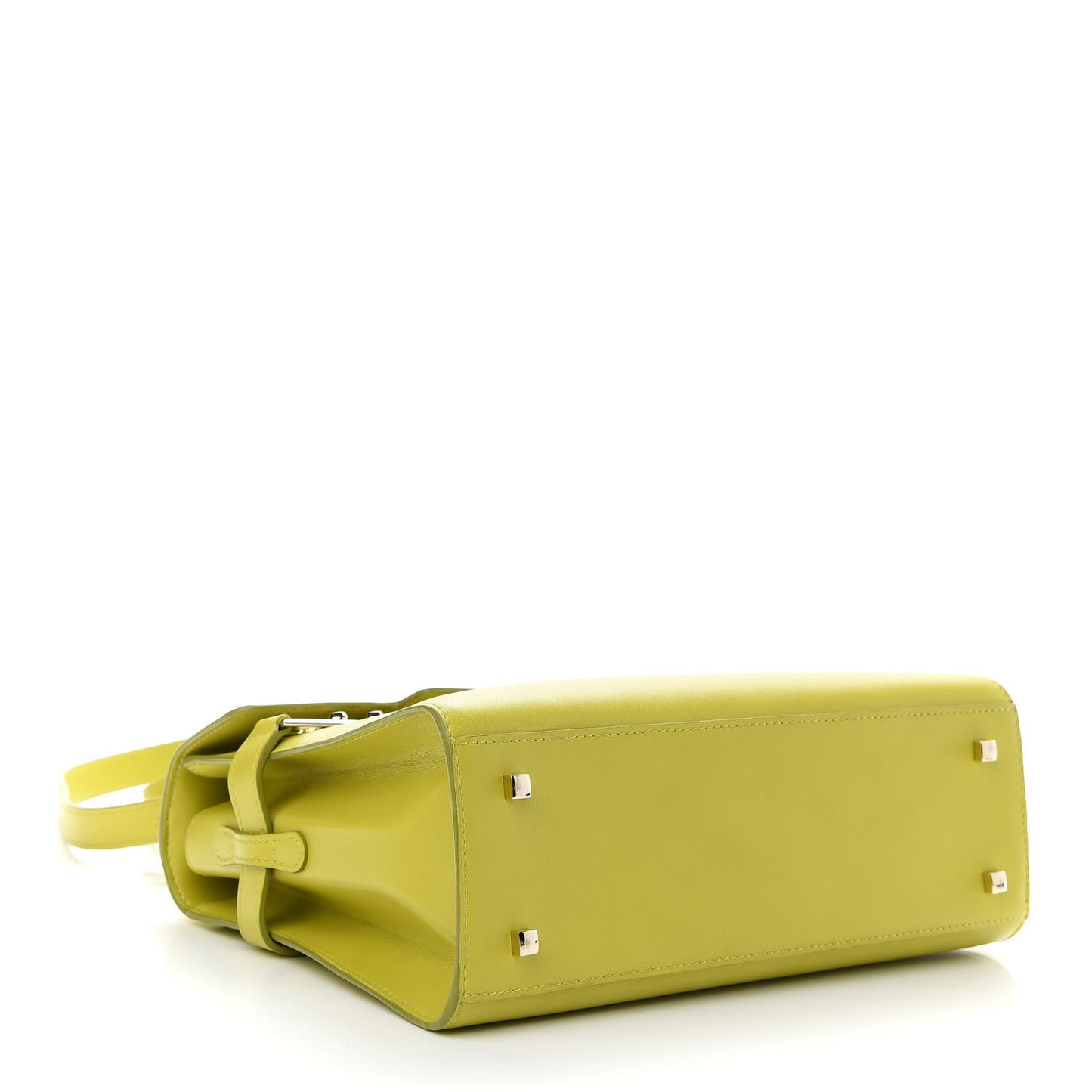 Calfskin MM Tempete Satchel Absinthe Lime