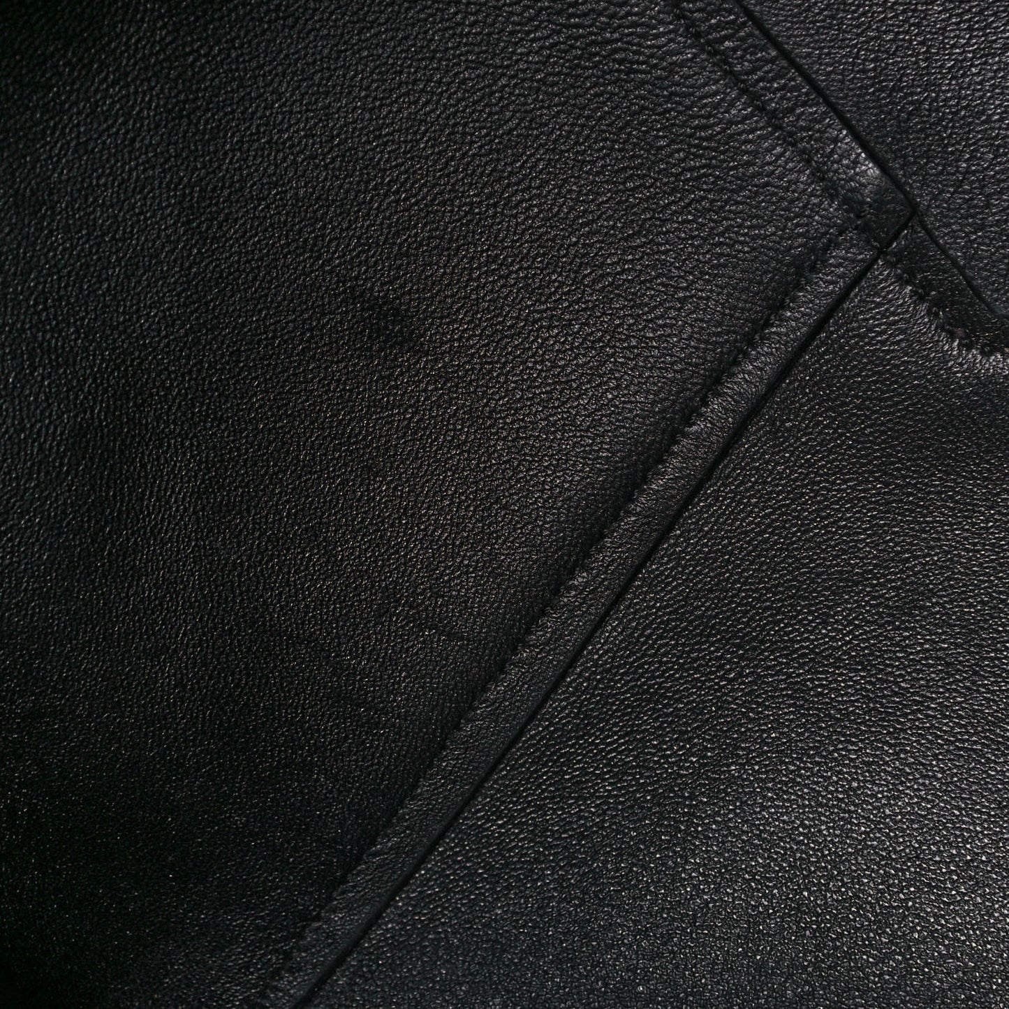 Calfskin Large Clasp Cabas Black