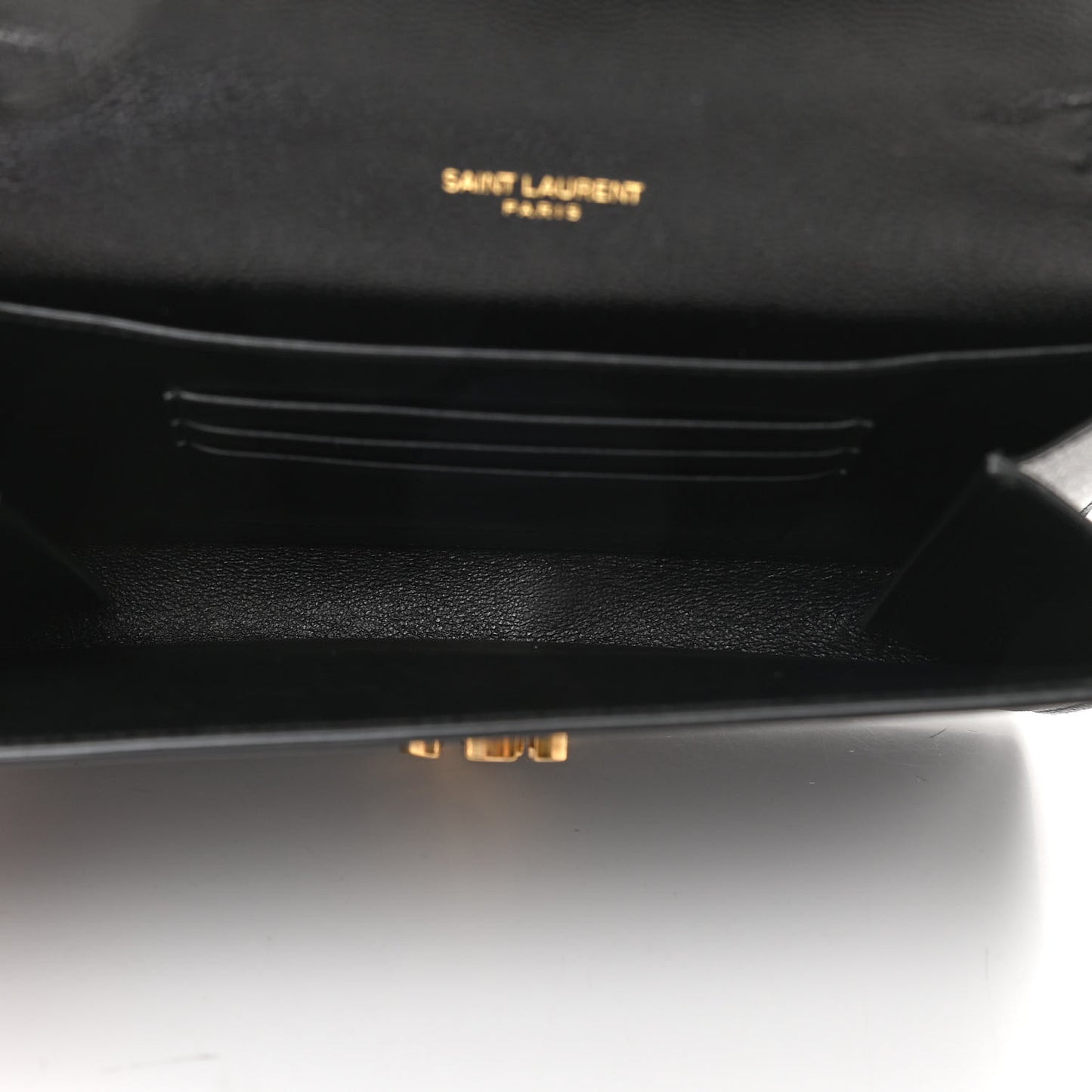 Grain De Poudre Monogram Cassandra Clasp Bag Black