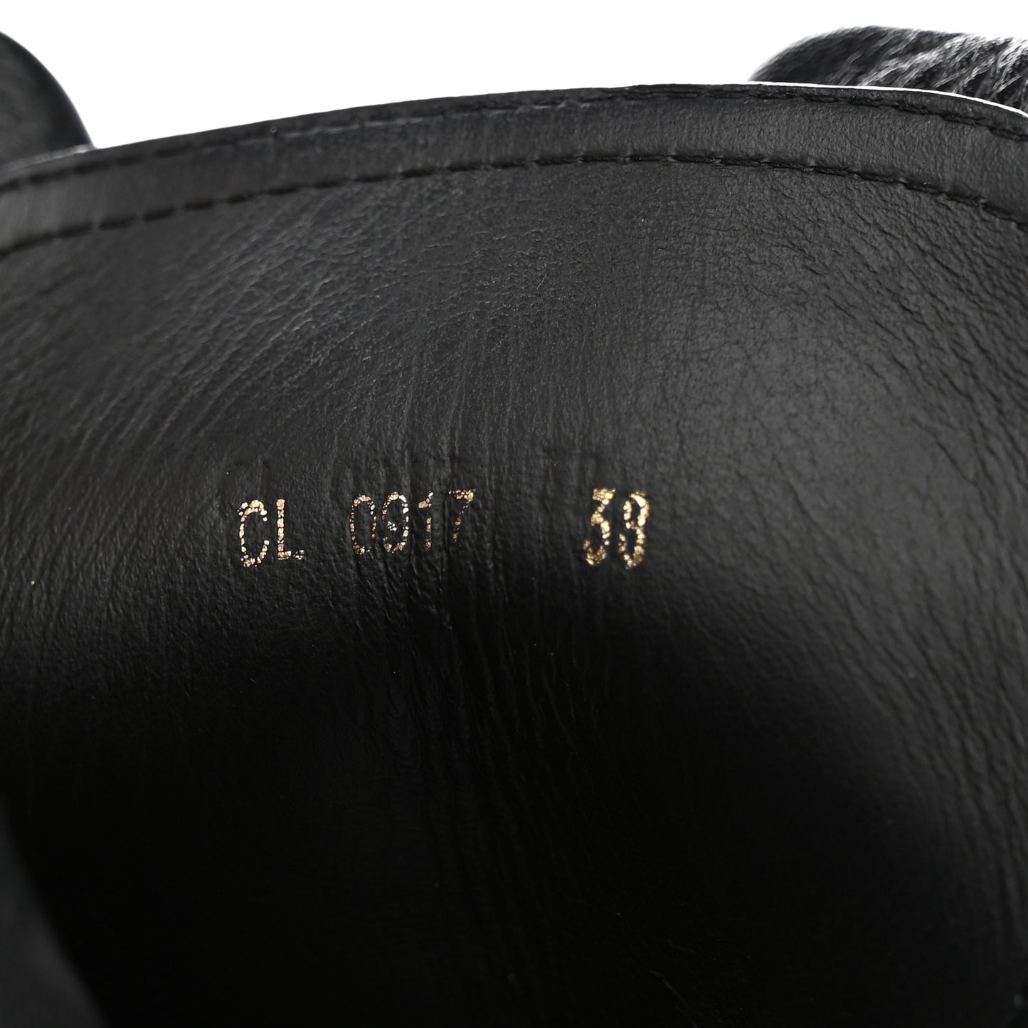 Shiny Calfskin Wildior Low Boot 38 Black