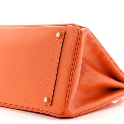 Hermes Epsom Birkin 35 Orange 10 of 10