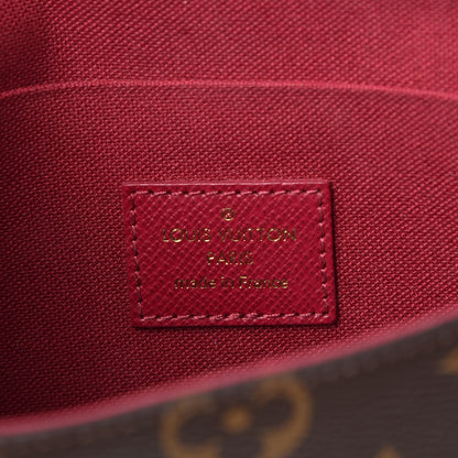 Louis Vuitton Monogram Pochette Felicie Chain Wallet Fuchsia 7 of 9