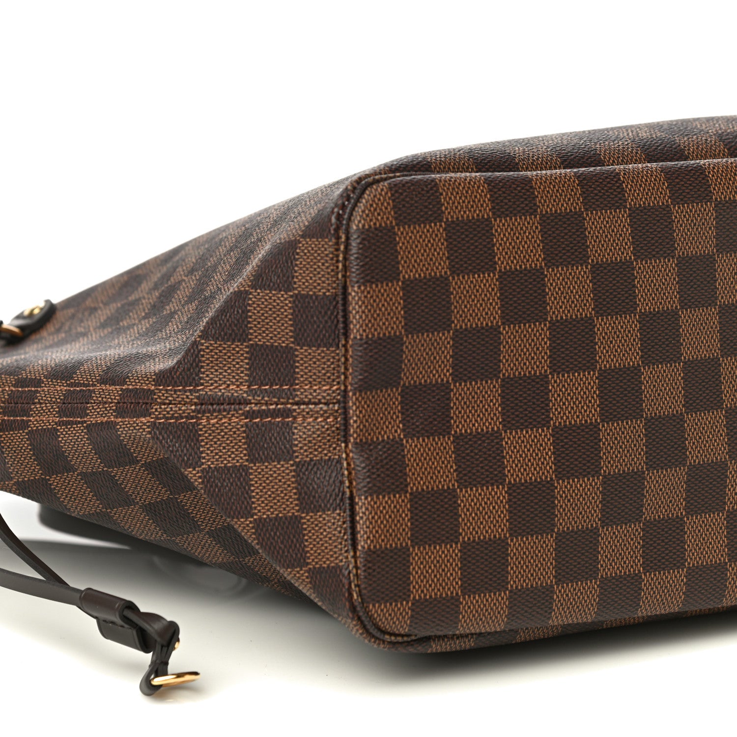 Louis Vuitton Damier Ebene Neo Neverfull MM Rose Ballerine 9 of 12