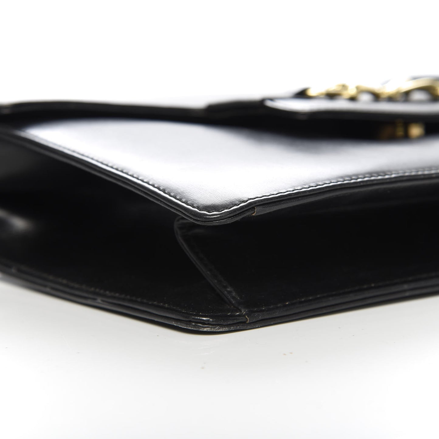 Calfskin Shoulder Bag Black