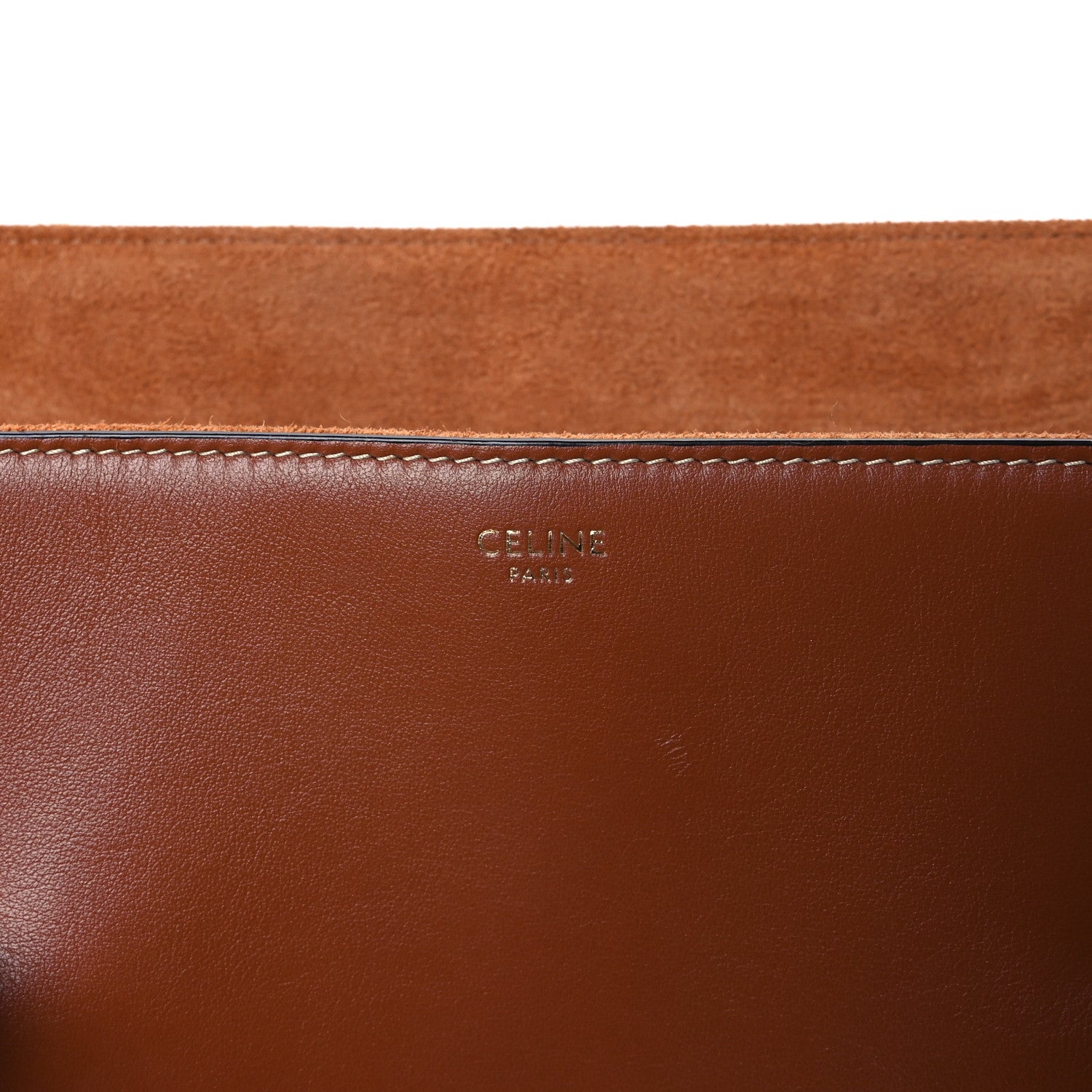 Celine Calfskin Medium Soft 16 Bag Tan 5 of 10