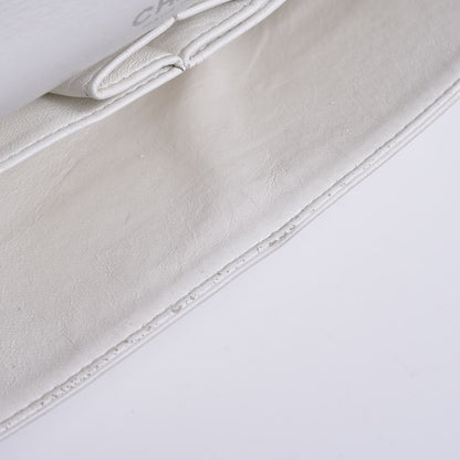 Chanel Caviar Quilted Medium Double Flap White 13 of 24